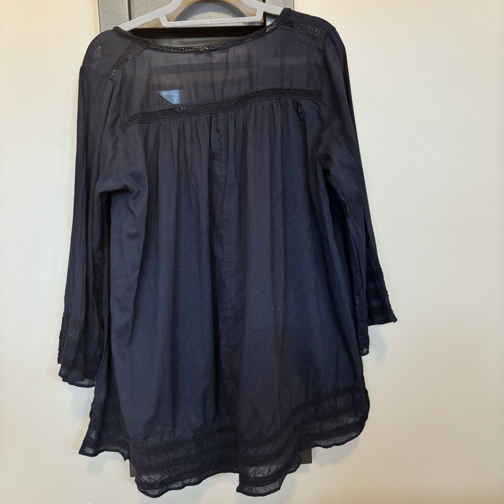 Calypso St. Barth Navy Beach Cover Up - size S​ - Picture 6 of 10